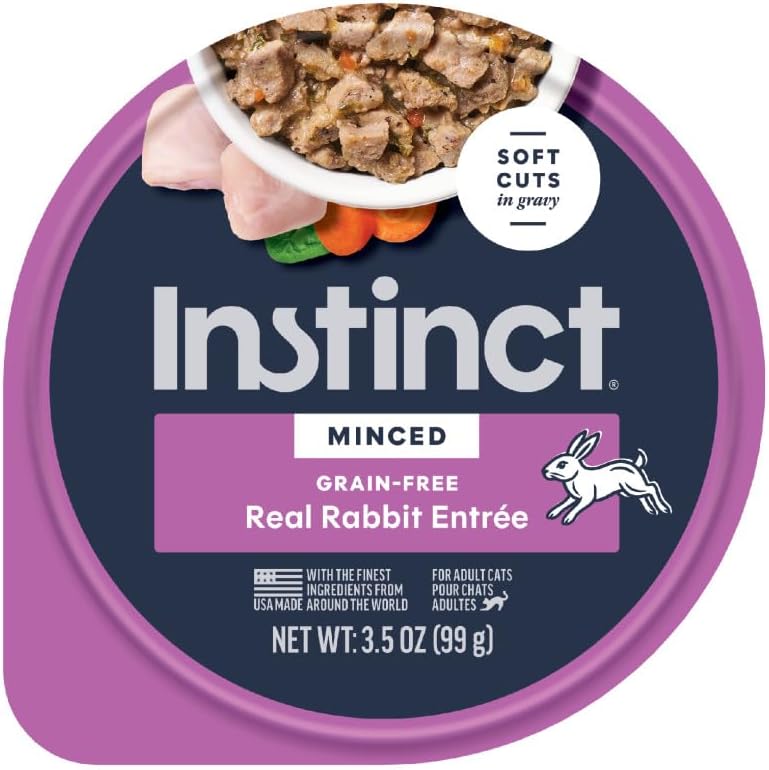 Original Minced Cups, Wet Cat Food, Rabbit, 3.5 Oz (12 Count)
