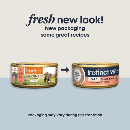 Original Grain Free Real Salmon Recipe Natural Wet Canned Cat Food by Nature'S Variety, 5.5 Oz. Cans (Case of 12)