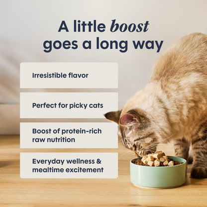 Nourish Your Cat with Instinct Raw Boost Mixers - Grain Free Freeze Dried Cat Food Topper, 6 Ounce Pack