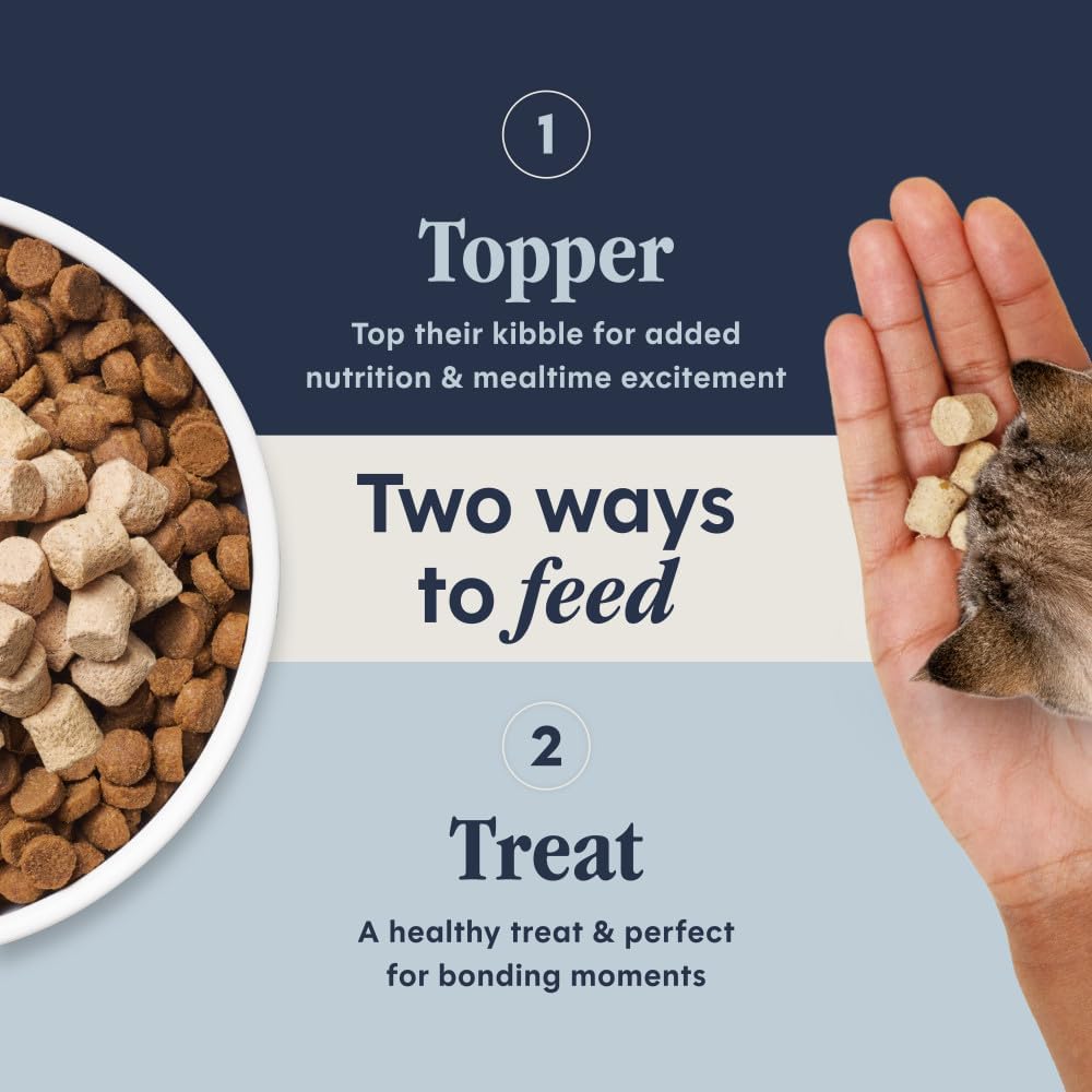 Nourish Your Cat with Instinct Raw Boost Mixers - Grain Free Freeze Dried Cat Food Topper, 6 Ounce Pack