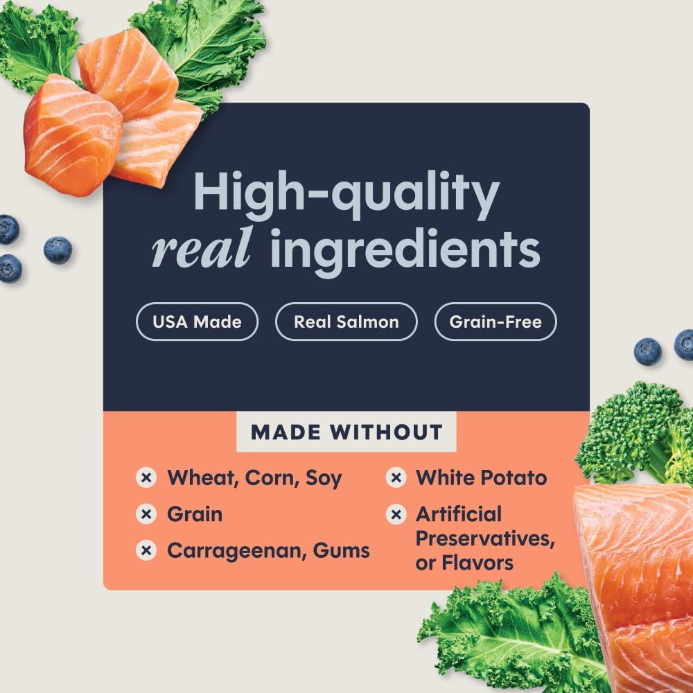 Original Grain Free Real Salmon Recipe Natural Wet Canned Cat Food by Nature'S Variety, 5.5 Oz. Cans (Case of 12)