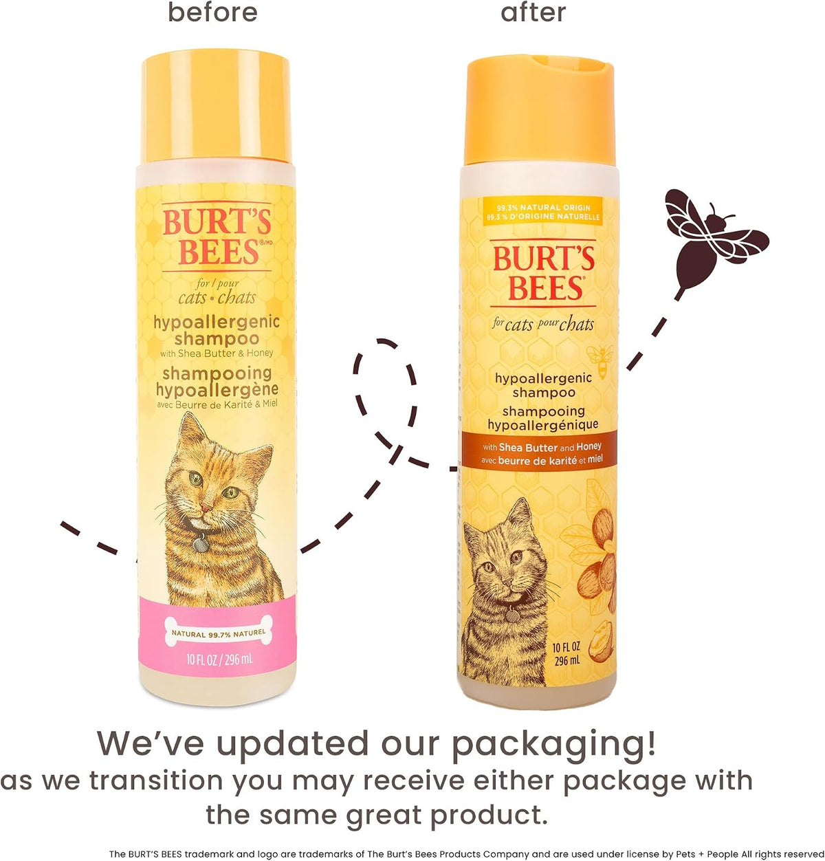 Hypoallergenic Cat Shampoo, Unscented, 10 Fl Oz, 2-Pk